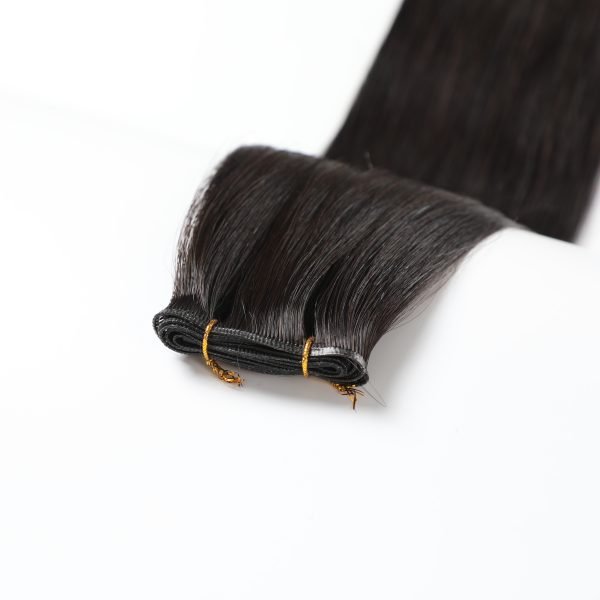 Genius Weft Seamless Invisible Human Hair Extension 1b#