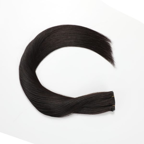 Genius Weft Seamless Invisible Human Hair Extension 1b#