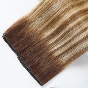 Genius Weft Seamless Invisible Human Hair Extension P6-613-T4