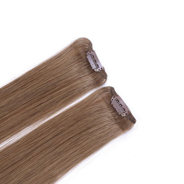 Clip In Hair Extensions Cuticle Aligned Brown Color Human Hair