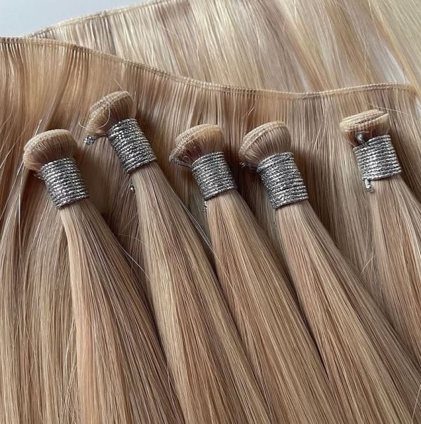 Hand Tied Cuticle Aligned Double Drawn Hair Weft Extension