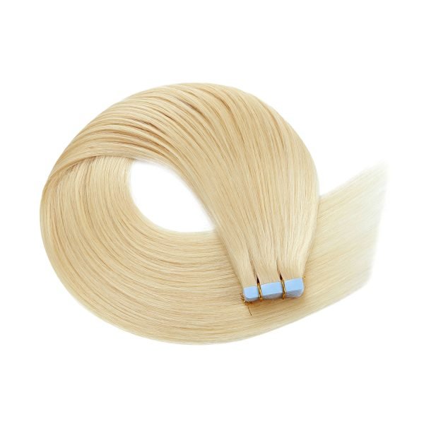 High Quality Cuticle Aligned Remy Hair Double Sided Tape In Extensions