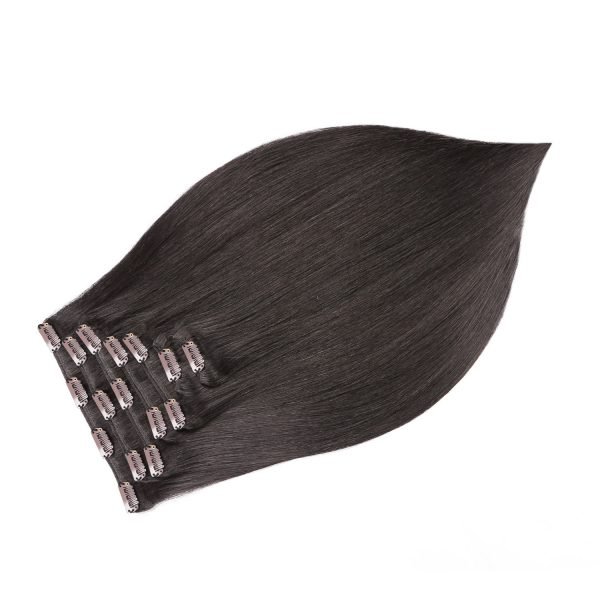 Hot Selling Soft Double Drawn Hair Extensions Clip In Human Remy Hair