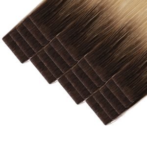 Invisible Seamless Human Hair Extension Tape In Remy Hair Cutitcle Intact