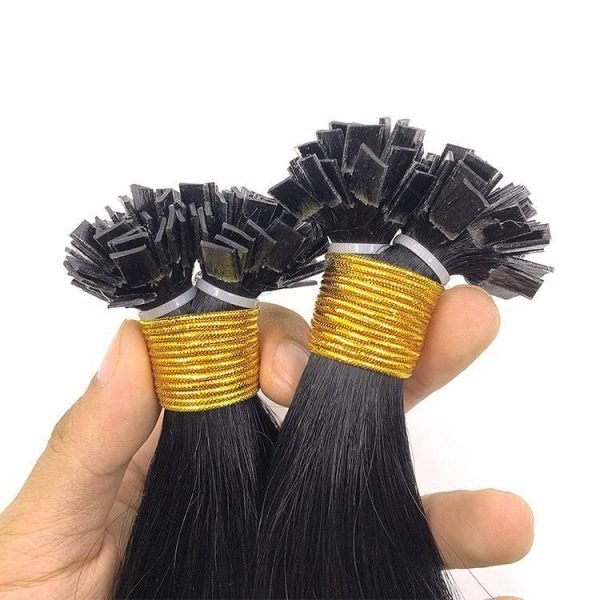 The Best Hair Vendors 100% Human Hair Prebonded Hair Flat Tip Extensions