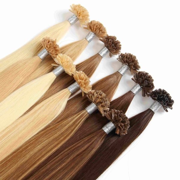 Pre-Bonded U-Tip Extensions Double Drawn Cuticle Aligned Human Hair