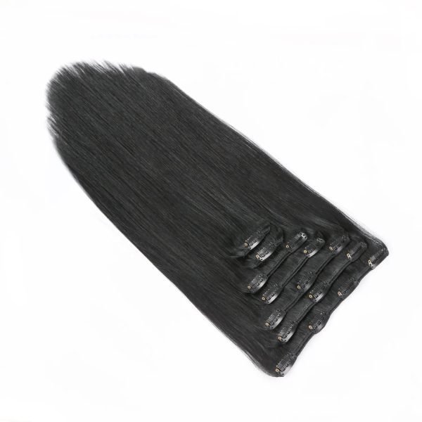 Wholesale Double Weft Affordable Price Great Quality Clip In Hair Extensions 100% (3)