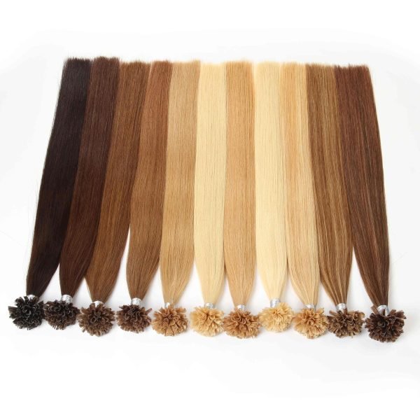 Pre-Bonded U-Tip Extensions Double Drawn Cuticle Aligned Human Hair