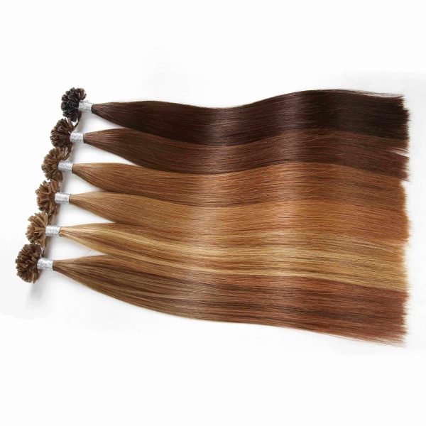 Pre-Bonded U-Tip Extensions Double Drawn Cuticle Aligned Human Hair