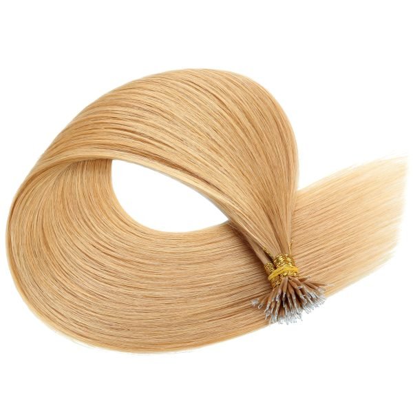 Straight Nano Ring Human Hair Extensions Remy Hair