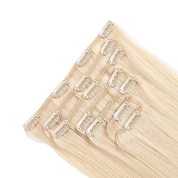 No Shedding No Tangle Double Drawn Remy Hair Clip Ins Extension