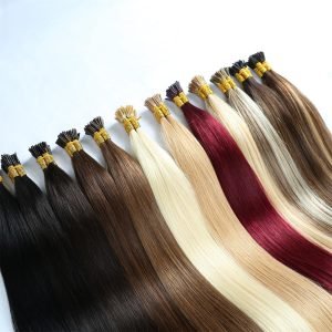 Pre-Bonded I-Tip Extensions Double Drawn Cuticle Aligned Human Hair