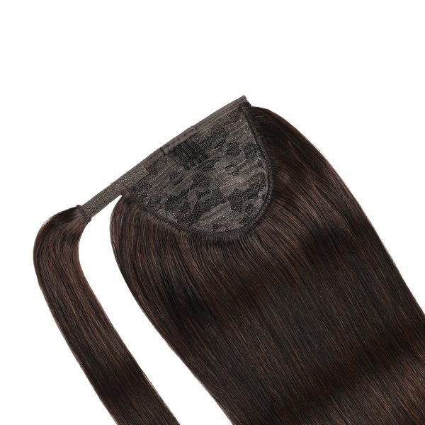 Seamless Invisible Human Hair Ponytail Extension 2#