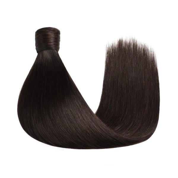 Seamless Invisible Human Hair Ponytail Extension 2#