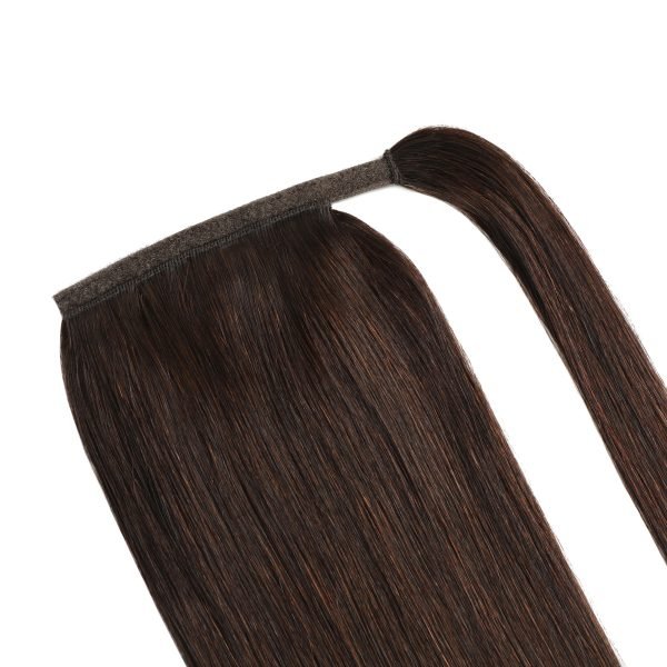 Seamless Invisible Human Hair Ponytail Extension 2#